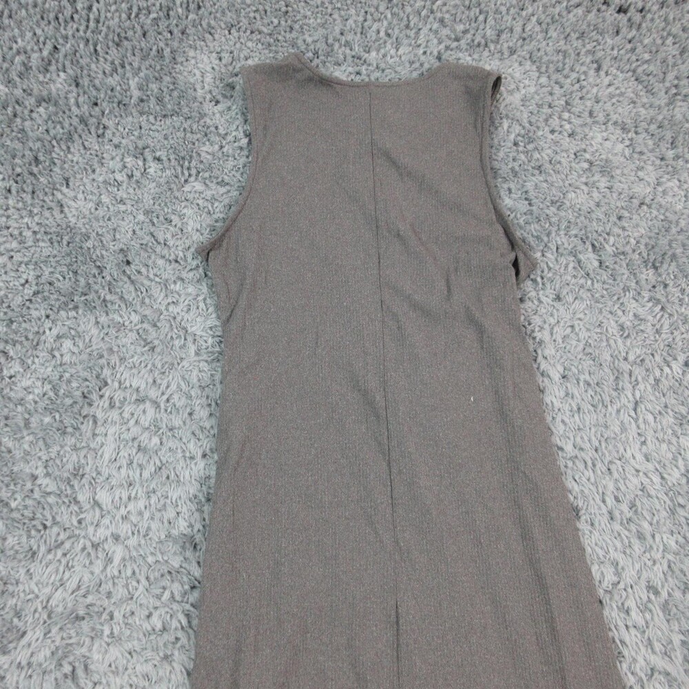 Heatherly Dress Womens Medium Gray Sonia Faux Wrap Asymmetrical Knit NWT - Picture 15 of 16